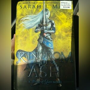 Kingdom of Ash by Sarah J. Maas - Yellow & Blue Hardcover